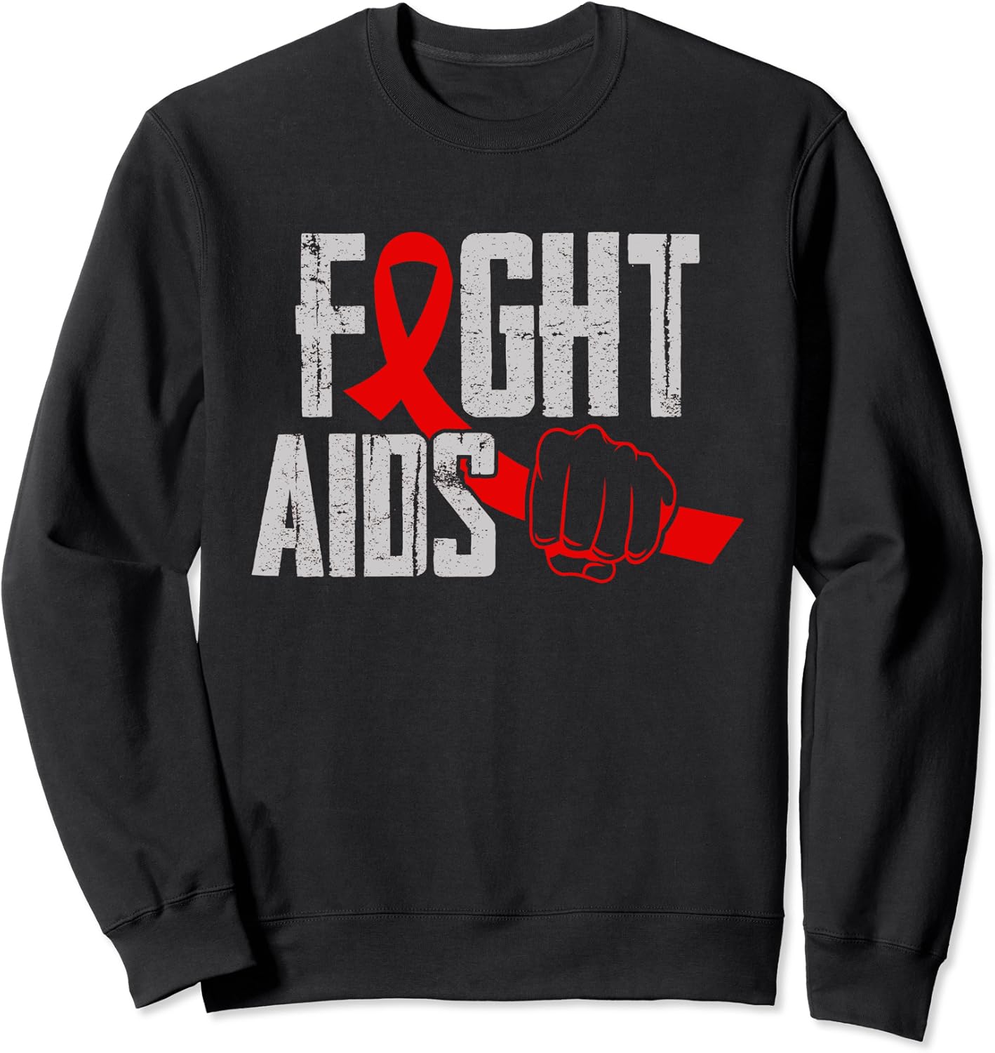 Fight Aids Red Ribbon HIV AIDS Awareness Support Gift